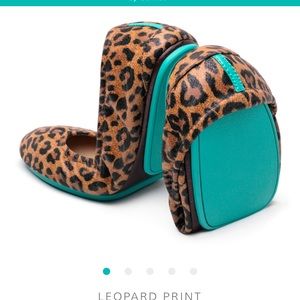 Tieks Leopard Print Ballet Flat Size 8